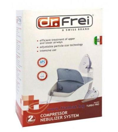 КОМПРЕСОРЕН АПАРАТ ИНХАЛАТОР DR. FREI TURBO PRO