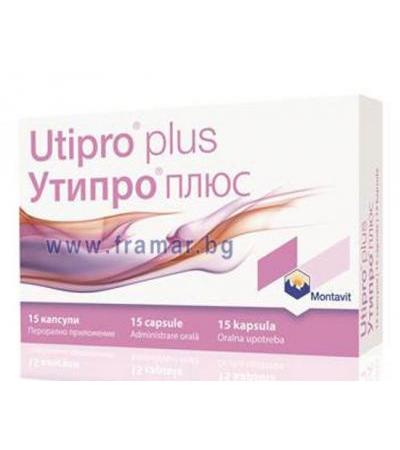 УТИПРО ПЛЮС капсули * 15 МОНТАВИТ