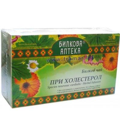 БИОХЕРБА БИЛКОВ ЧАЙ АНТИХОЛЕСТЕРОЛ ФИЛТЪР * 20 бр.