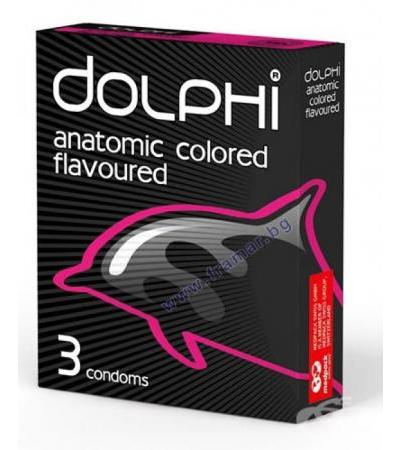 ПРЕЗЕРВАТИВИ ДОЛФИ FLAVOURED * 3 бр.