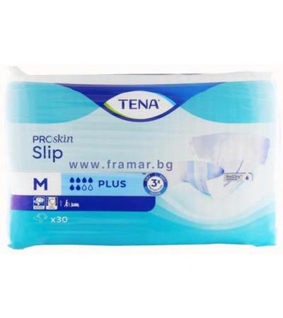 ТЕНА ПЕЛЕНИ ЗА ВЪЗРАСТНИ SLIP PLUS M * 30