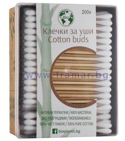 ТУПФИ COTTON BUDS БИО * 200 КУТИЯ