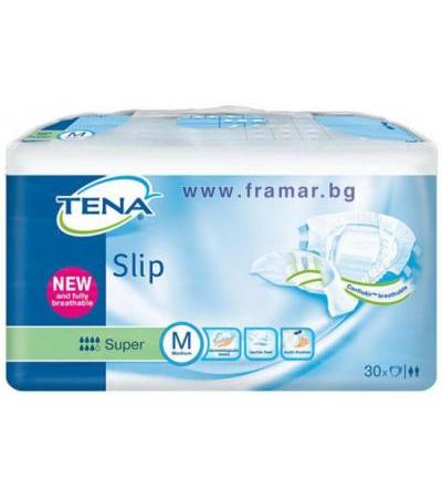 ТЕНА ПЕЛЕНИ ЗА ВЪЗРАСТНИ SLIP SUPER размер M * 30