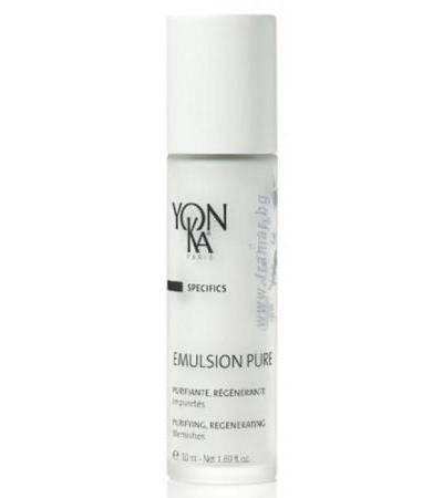 ЙОН КА SPECIFICS EMULSION PURE ПОЧИСТВАЩА И ВЪЗСТАНОВЯВАЩА ЕМУЛСИЯ С 5 ЕТЕРИЧНИ МАСЛА 50 мл.