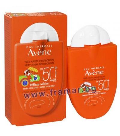 АВЕН СЛЪНЦЕЗАЩИТНА ЕМУЛСИЯ РЕФЛЕКС ЗА БЕБЕТА И ДЕЦА SPF 50+ 30 мл.