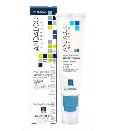 АНДАЛОУ НАТУРАЛС БЕЗЦВЕТЕН ББ КРЕМ КЛИЪР СКИН СЪС SPF 30 58 мл