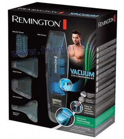 РЕМИНГТОН КОМБИНИРАН ТРИМЕР ЗА БРАДА И ТЯЛО VACUUM PG6070