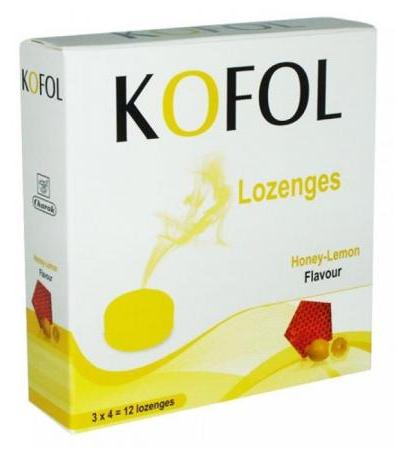 КОФОЛ БОНБОНИ ЗА ГЪРЛО И КАШЛИЦА * 20 МЕД