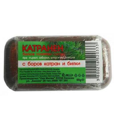КАТРАНЕН САПУН С БИЛКИ 60 гр. НИЯ МИЛВА