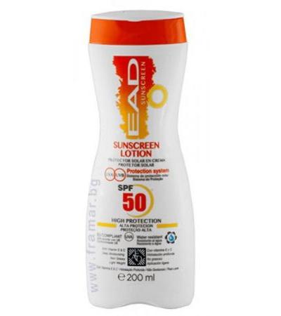 ЕАД СЪНСКРИЙН СЛЪНЦЕЗАЩИТЕН ЛОСИОН SPF 50 200 мл
