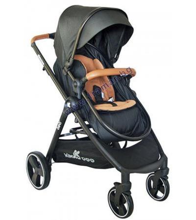 КИКА БО КОЛИЧКА BALI ZEN MELANGE BLACK 2 В 1 С ТРАНСФОРМИРАЩА СЕДАЛКА
