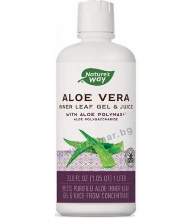 АЛОЕ ВЕРА ГЕЛ И СОК 99,5% 1 л. NATURE'S WAY