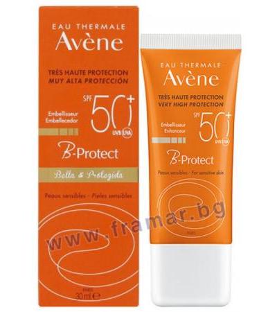 АВЕН СЛЪНЦЕЗАЩИТЕН КРЕМ B-PROTECT СЪС SPF 50+ ЗА ЧУВСТВИТЕЛНА КОЖА 30 мл