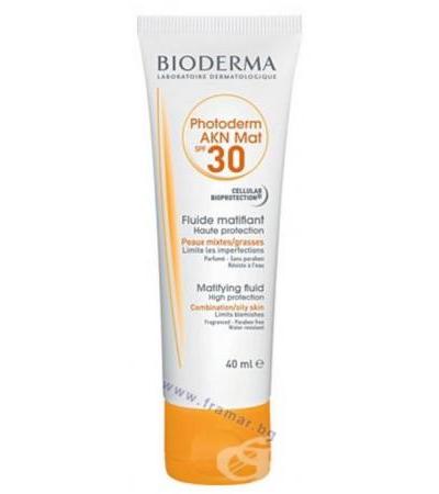 БИОДЕРМА ФОТОДЕРМ AKN MAT ФЛУИД SPF 30 40 мл.