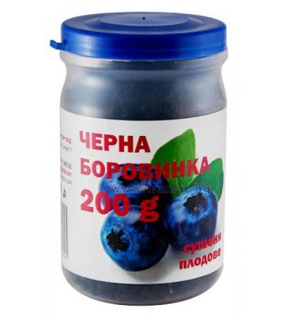 ЧЕРНА БОРОВИНКА СУШЕНИ ПЛОДОВЕ 200 гр. ЯЖ ПОЛЕЗНО