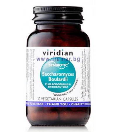 СИНБИОТИК КОМПЛЕКС + САХАРОМИЦЕС капсули * 30 VIRIDIAN