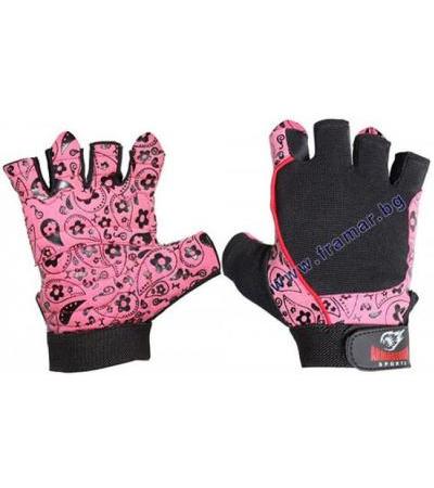 АРМАГЕДОН СПОРТС ДАМСКИ РЪКАВИЦИ ЖЕНИ PINK FLOWER размери XS, S, M