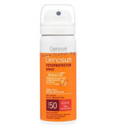 ЖЕНОВЕ СЪН СЛЪНЦЕЗАЩИТЕН СПРЕЙ SPF 50 30 мл.
