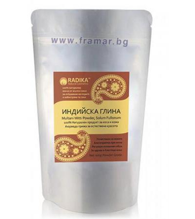 РАДИКА ИНДИЙСКА ГЛИНА НА ПРАХ 100 гр.