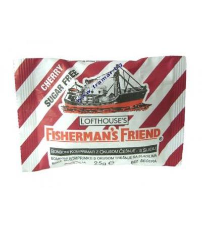 БОНБОНИ FISHERMAN'S FRIEND череша без захар 25 гр.