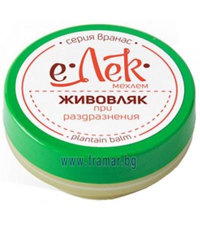 ЕЛЕК МЕХЛЕМ С ЖИВОВЛЯК ПРИ РАЗДРАЗНЕНИЯ И ОБРИВИ ПО КОЖАТА 20 мл