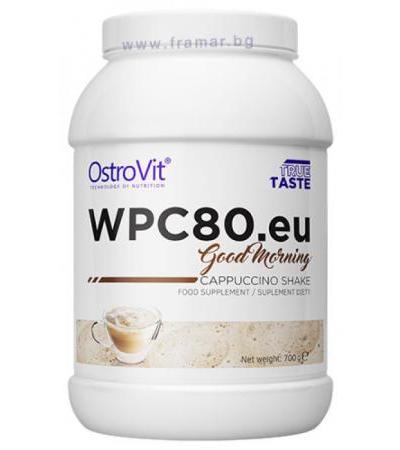 ОСТРОВИТ WPC80.EU ПРОТЕИН ДОБРО УТРО С ВКУС НА КАПУЧИНО 700 гр.