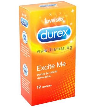 ПРЕЗЕРВАТИВИ ДУРЕКС EXCITE ME * 12 бр.