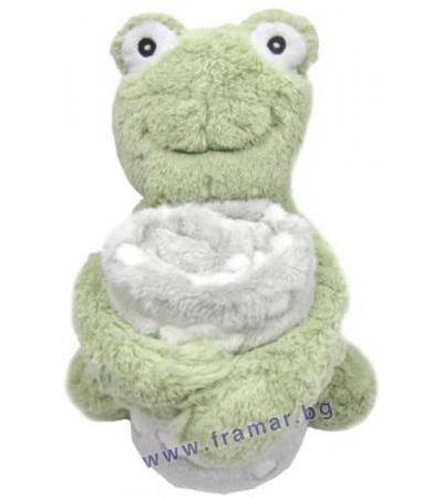 КИКА БО СЕТ ИГРАЧКА С ОДЕЯЛО FROGGY