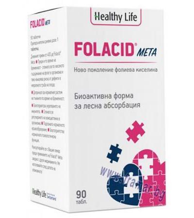 ФОЛАЦИД МЕТА таблетки * 90 ХЕЛТИ ЛАЙФ