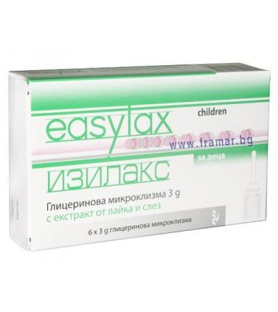 ИЗИЛАКС микроклизма за деца 3 гр.* 6