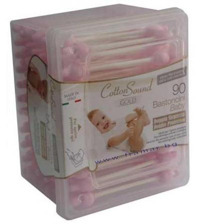 ТУПФИ COTTON SOUND ЗА БЕБЕ ЦВЕТНИ * 90 бр.