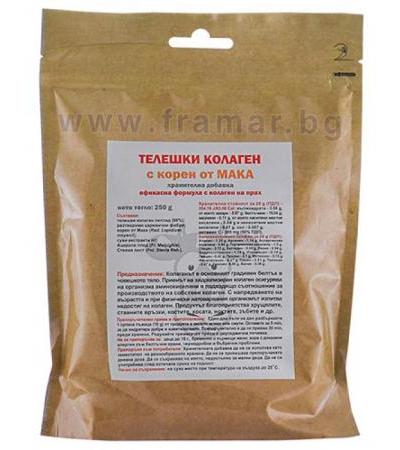 ТЕЛЕШКИ КОЛАГЕН С КОРЕН ОТ МАКА 250 гр. ЯЖ ПОЛЕЗНО