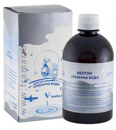 НЕПТУН СРЕБЪРНА ВОДА 10 мг / 1 л 500 мл
