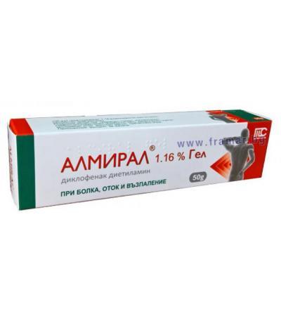 АЛМИРАЛ гел 1.16 % 50 гр.