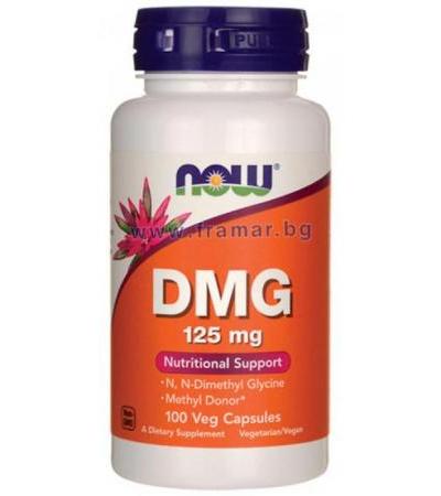 НАУ ФУДС ДИМЕТИЛ ГЛИЦИН (DMG) капсули 125 мг * 100
