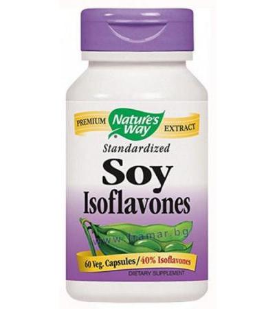 СОЯ ИЗОФЛАВОНИ капсули * 60 NATURE'S WAY