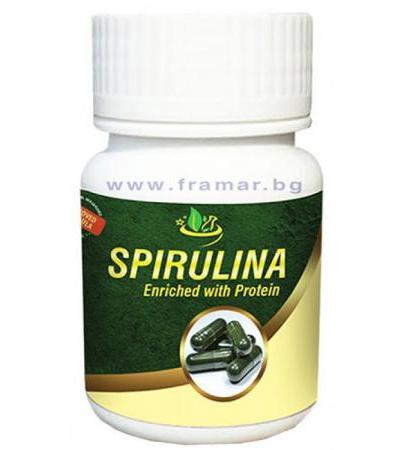СПИРУЛИНА капсули 500 мг * 40 DEEP AYURVEDA