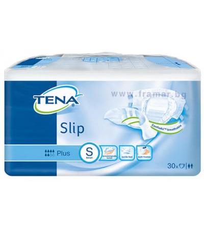 ТЕНА ПЕЛЕНИ ЗА ВЪЗРАСТНИ SLIP PLUS размер S * 30