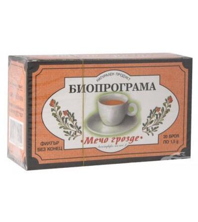 ЧАЙ ФИЛТЪР МЕЧО ГРОЗДЕ * 20