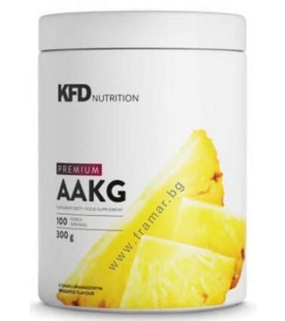 КФД НУТРИШЪН ПРЕМИУМ АРГИНИН АЛФА - КЕТОГЛУТАРАТ (AAKG) 300 гр.