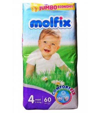 ПАМПЕРС МОЛФИКС МАКСИ 7 - 14 кг. * 60