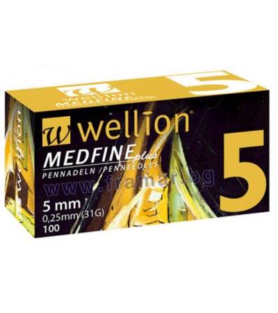 ИНСУЛИНОВА ИГЛА MEDFINE PLUS 5 мм * 100 бр.