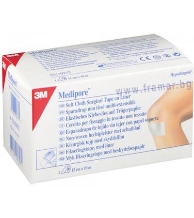 МЕДИПОР АДХЕЗИВНА ЛЕНТА 15 см / 10 м 2991/3