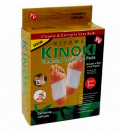 Kinoki Детоксикационный пластырь для очищения организма от токсинов, 10 шт