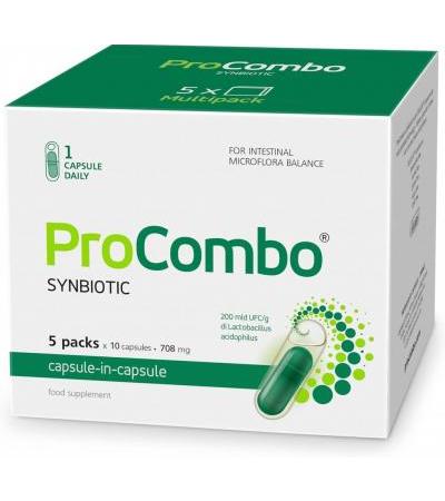 ProCombo Prеbiotic & Prоbiotic for Gut Health 200 Billion CFU, 50 Capsules