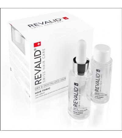 Revalid Tonic with Caffeine and Natural Hair Extracts, 4 Ampoules x 30 ml