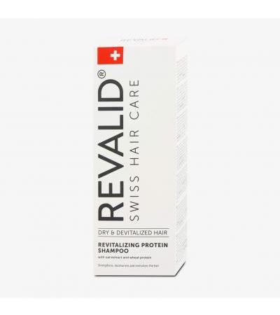 REVALID Revitalisierende Protein Shampoo mit Hafer Extrakt Weizen Protein und Panthenol B5 250 ml